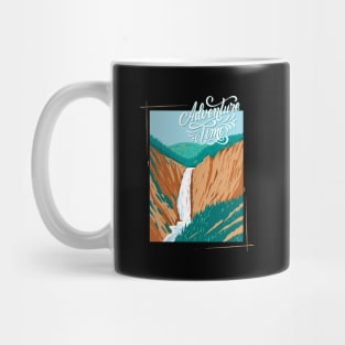 Adventure is my therapy Adventure Explore the world travel lover summer spring Mug